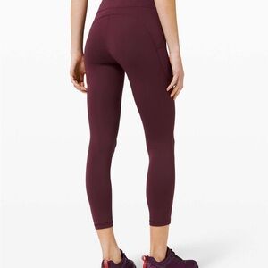 Lululemon Invigorate women’s high rise leggings size 6 25 inc inseam